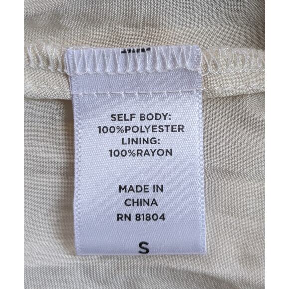 NEW Fairhope Babydoll Ruffled Sheer Boho Floral Dress 3/4 Sleeve Size Small - Picture 10 of 11